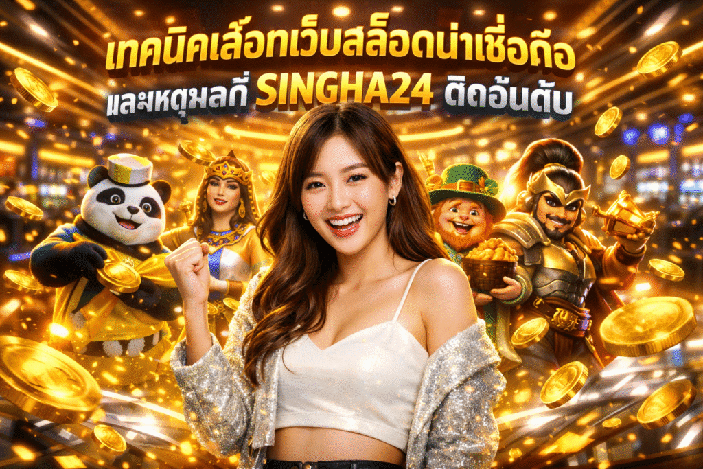 เทคนิคเลือกเว็บสล็อตน่าเชื่อถือ และเหตุผลที่ SINGHA24 ติดอันดับ
