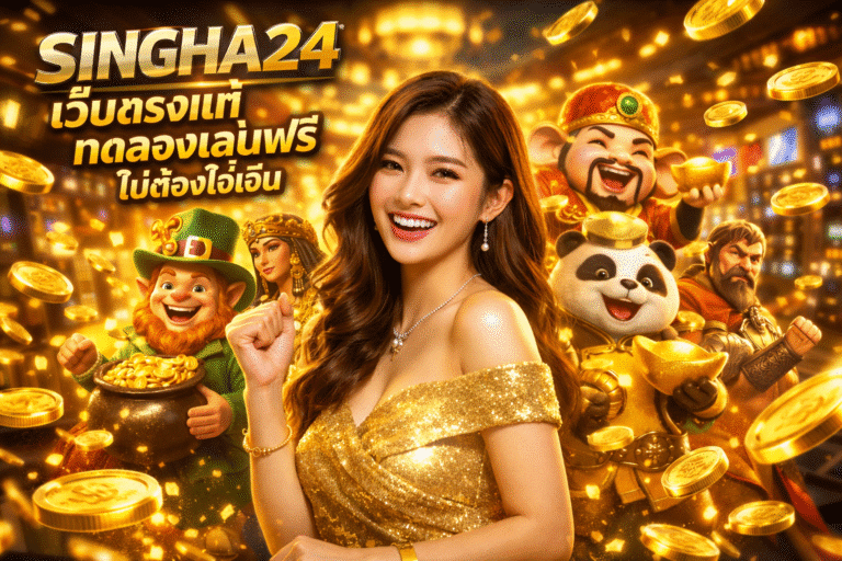 SINGHA24 เว็บตรงแท้ ทดลองเล่นฟรี ไม่ต้องใช้เงิน