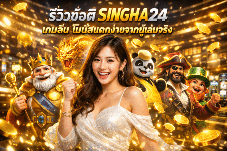 รีวิวข้อดี SINGHA24 เกมลื่น โบนัสแตกง่ายจากผู้เล่นจริง