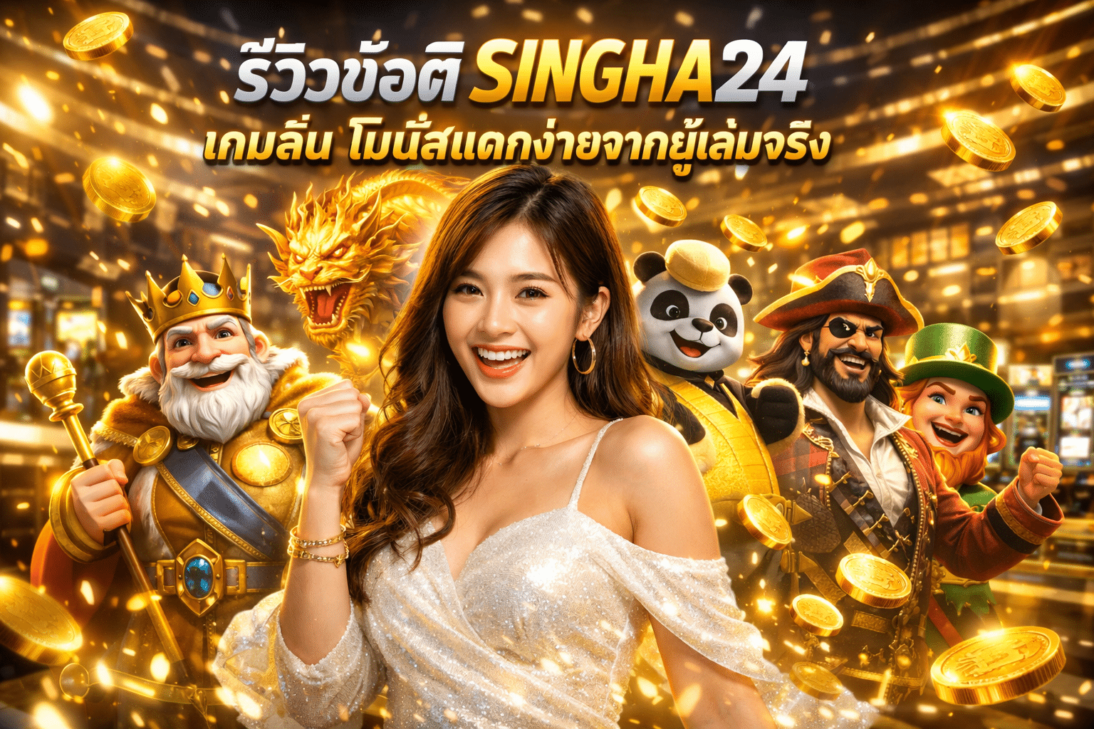 รีวิวข้อดี SINGHA24 เกมลื่น โบนัสแตกง่ายจากผู้เล่นจริง