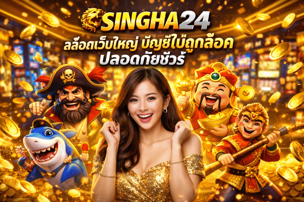 SINGHA24 สล็อตเว็บใหญ่ บัญชีไม่ถูกล็อค ปลอดภัยชัวร์
