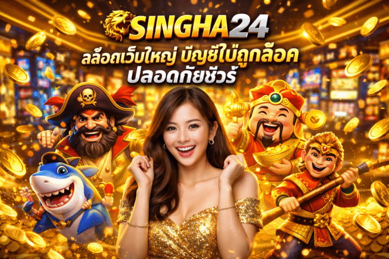 SINGHA24 สล็อตเว็บใหญ่ บัญชีไม่ถูกล็อค ปลอดภัยชัวร์